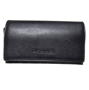 Authentic Chanel Sunglasses Case Black Quilted